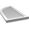 Ekena Millwork Quarter Round Top Left Surface Mount PVC Gable Vent w/ 2"W x 2"P Brickmould Sill Frame, 18"W x 36"H GVPQL18X3603SN - alternate 4